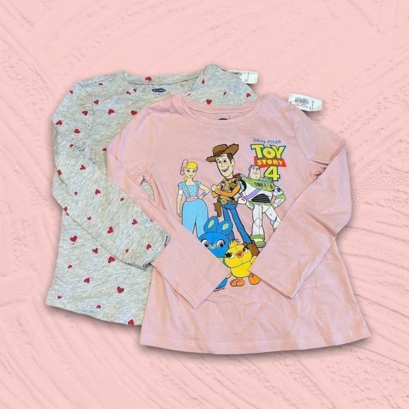 𝅺4T long sleeve tshirt bundle NWT - Picture 1 of 3